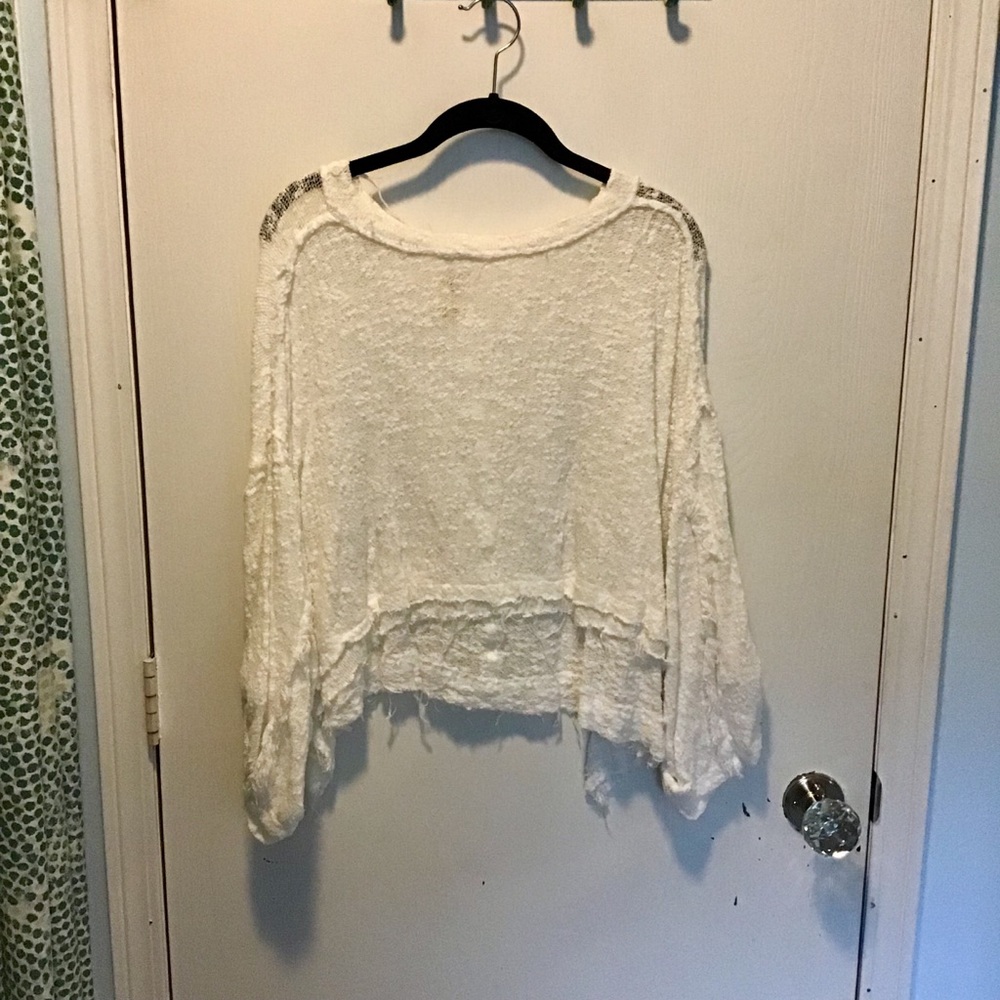Free People Poncho Sweater